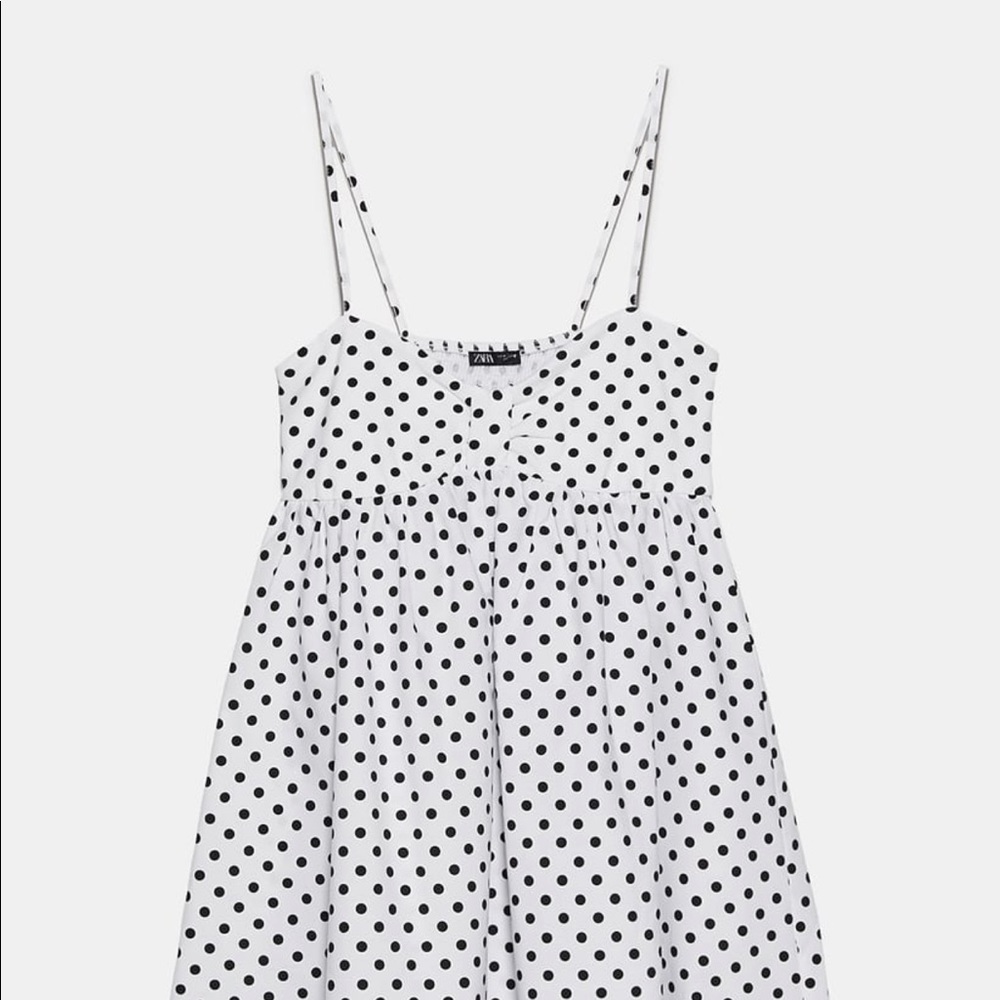Zara polka dot dress
